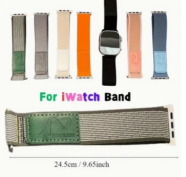 подкрадули для мужчин: Нейлоновый спортивный ремешок для ремешка for iwatch 38 мм 40 мм 41 мм