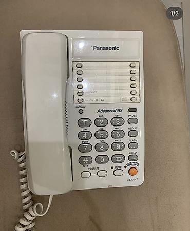 Stasionar telefon Panasonic, Simli, İşlənmiş, Pulsuz çatdırılma