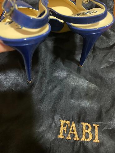 индиго: Туфли, 39.5, 40, Fabi, Б/у, цвет - Синий, Самовывоз, Платная доставка — 3