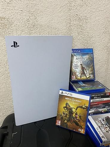 ps 6: Sony ps 5 с дисководом + два джойстика+ufc 5, MK1 на самой приставке — 6