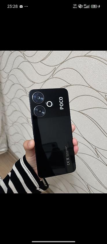 сколько стоит китайский айфон: Poco M6 4G, Б/у, 256 ГБ, цвет - Черный — 1