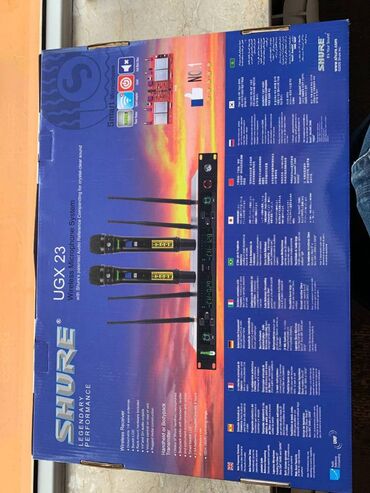 Mikrofonlar: Mikrofon "Shure UGX23" Shure mikrofonlar. cox kefiyyətlidir. metal — 4