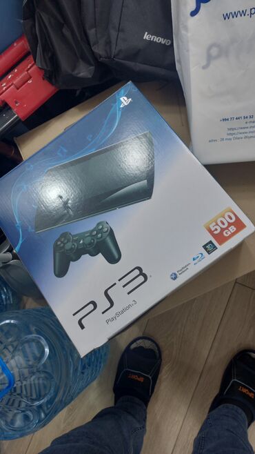 PS3 (Sony PlayStation 3): PlayStation 3 (PS3) oyun konsolu, 500 GB yaddaşa malikdir. Əla