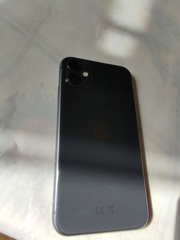 Apple iPhone: IPhone 11, Б/у, 128 ГБ, Space Gray, Чехол, 100 %