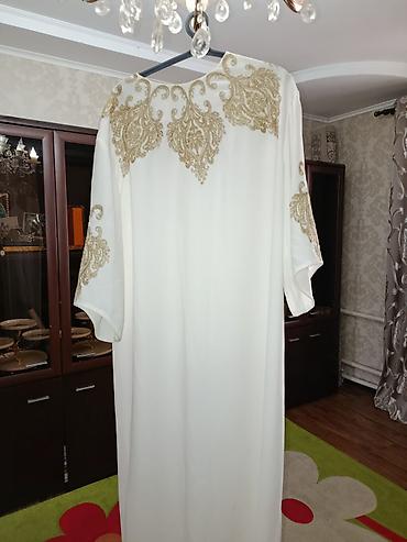 графеновые очки кыргызча: Кече көйнөгү, Классикалык, Узун модель, Жеңдери менен, 2XL — 1