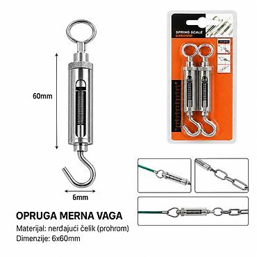 KMT Zatezna spojnica 6×60 mm – set 2 kom Opis: - Zatezna spojnica za