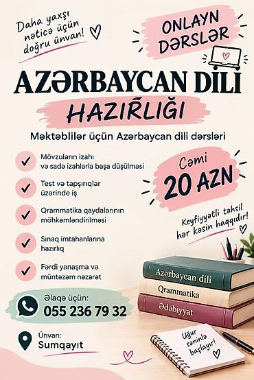 turbo az ford transit 8 1: Repetitor, Azərbaycan dili, İmtahanlara hazırlıq — 1