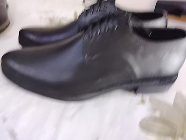 кожанные шлепки: Мужские туфли, 41, Aigle, Новый, цвет - Черный, Самовывоз — 4