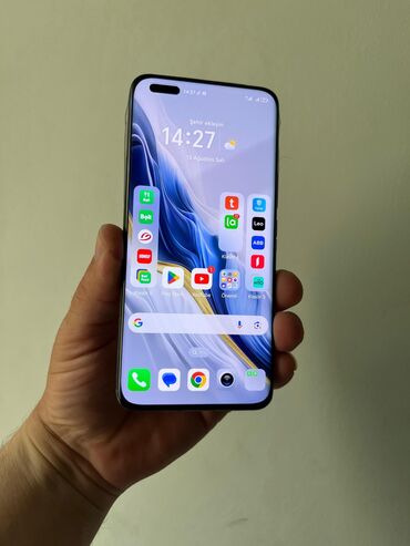 kredite telefon: Honor Magic 5 Pro, 512 GB, rəng - Qara, Zəmanət, Sensor, Barmaq izi