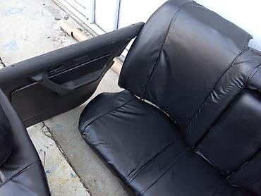 Двери и комплектующие: Кожаные сидение и карты и торпеда от бмв е 34 салон е 34 черное — 6