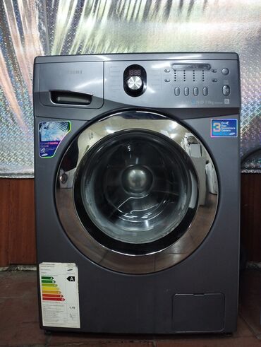 корейская стиральная машина: Стиральная машина Samsung, Б/у, Автомат, До 7 кг, Полноразмерная