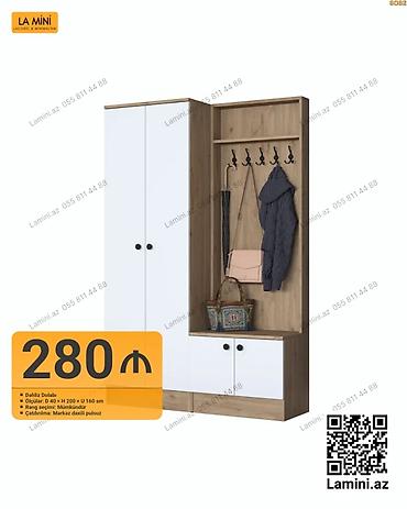 Ev üçün mebel: Dəhliz dolabı – La Mini - Ölçülər: D 40 × H 200 × U 160 sm - Rəng — 1