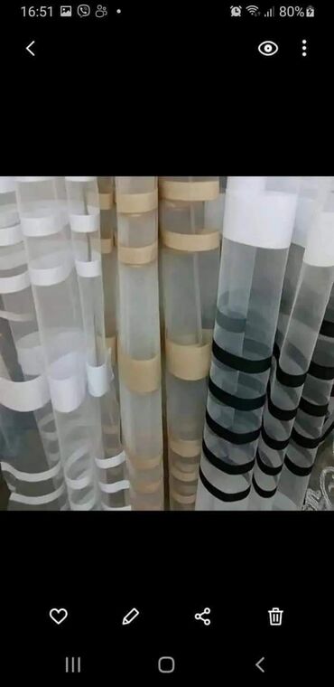 Posteljina: Zavese na pruge Cena 1200 din po metru Gratis sivenje po vašim — 1