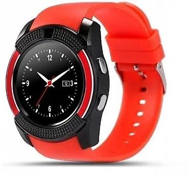 Smart satovi: SMART SAT V8 CRVENO-CRNI NOV PAMETNI SAT SMART WATCH AKCIJA | Cene — 12