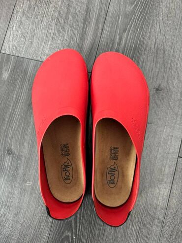 plišana crvena haljina: Modne papuče, 40