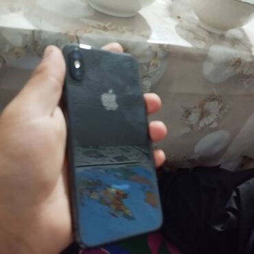 пошиф чехлов: IPhone X, 64 ГБ, Space Gray, Заряддоочу түзүлүш, Коргоочу айнек, Кабель, 100 %
