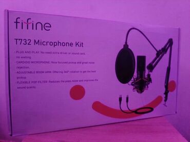 динамики 10: Продаю микрофон fifine t-732 состояние идеальное звук четкий