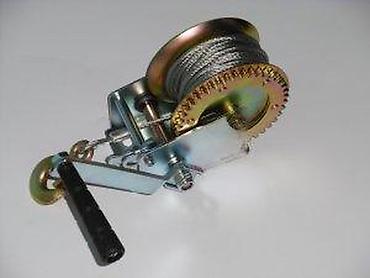 Dizalice: Ručno vitlo sa sajlom i kukom - Tip: mehaničko ručno vitlo sa polugom — 12