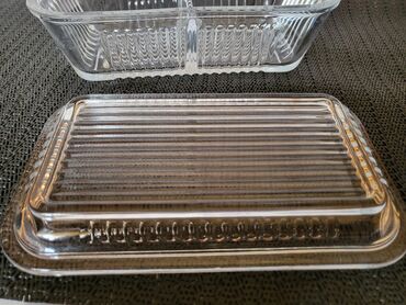 Ostalo posuđe: Posuda nova staklena za margarin,maslac itd. Posuda na lalafo.rs — 6 Ostalo posuđe: Posuda nova staklena za margarin,maslac itd. Posuda — 6