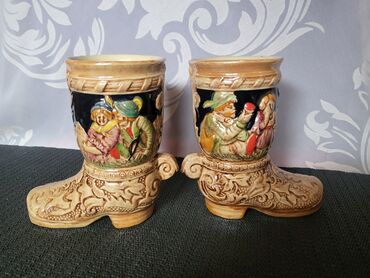 Čaše: Solje nove za pivo 70te. Solje,krigle,case nemacke rucni — 2