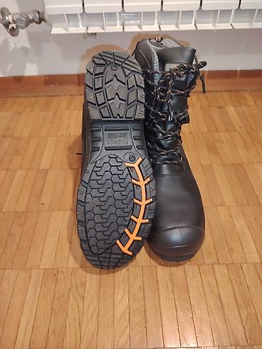 papuce 41: Radne čizme – visoki model, vodootporne Ug 31,5cm - Materijal: crna — 4