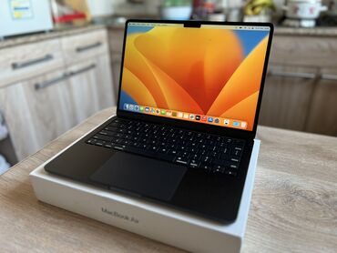 macbook m1 air: Ультрабук, Apple, 8 ГБ ОЭТ, Apple M2, 13.5 ", Колдонулган, Жумуш, окуу үчүн, эс тутум SSD