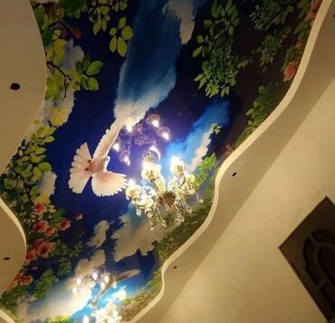 Натяжной потолок: Натяжной потолок Глянцевое, Матовое, 3D потолки Гарантия, Бесплатная консультация — 2