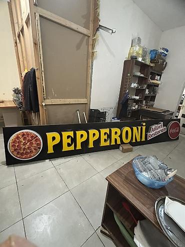 col reklamı: Məhsul: “PEPPERONI” restoran lövhəsi Uzunluğu 5 m kimi - Tip: Xarici — 1