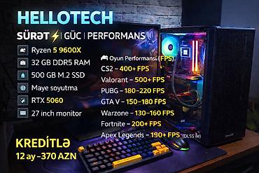 asus rog strix g16: HELLOTECH – Sürət | Güc | Performans Gamer PC komplekti: - Prosessor — 1