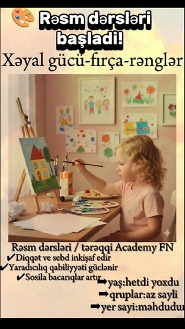 Digər kurslar: Rəsm dərsləri – Tərəqqi Academy FN Xəyali dünya–fırça–rənglər mövzulu — 1