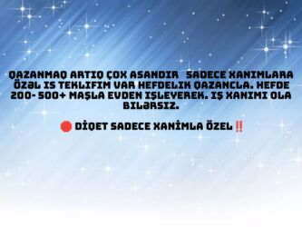 Ev personalı və təmizlik: Ofis menecer, katib tələb olunur