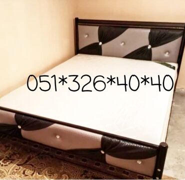 taxtlar: Новый, Двуспальная кровать, Без подьемного механизма, С матрасом, Без выдвижных ящиков, Азербайджан