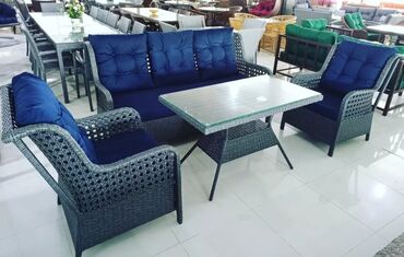 Bağ divan və kreslo dəstləri: Bag mebilleri hesir toxunma Qiymet 1ci madele aiddir Divan kreslolar — 3