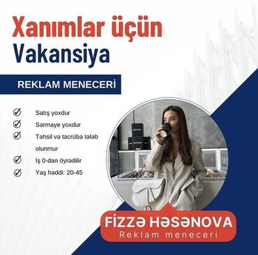 part time online iş: Marketoloq tələb olunur, Onlayn iş, 18-29 yaş, 1-2 illik təcrübə