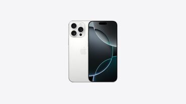 Apple iPhone: IPhone 16 Pro, Новый, 1 ТБ, Белый, Защитное стекло, Чехол, Кабель, 100 %