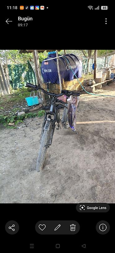 electro moto: Şəhər və kənd yolları üçün elektrik velosipedi - Rəng: qara/grafit - — 3