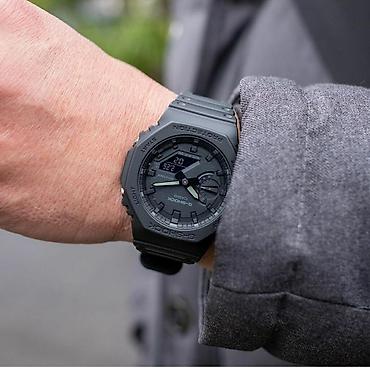 Классические часы: G-shock ga-2100 ___ функции : секундомер, будильник, мировое время — 7