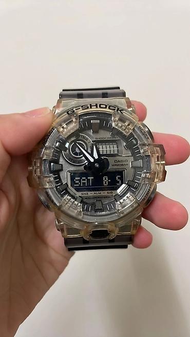 iphone whatch: CASIO G-SHOCK GA-700SK-1A “Skeleton” - Корпус и ремешок из — 3