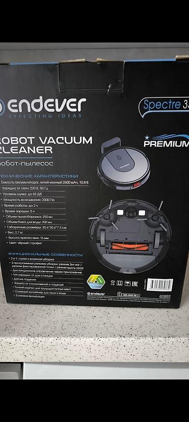 robot tosoran: Endever Spectre 33 robot tozsoran - 2‑si‑1‑də: quru süpürmə və yaş — 1