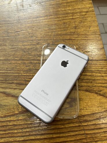 ayfon 6: IPhone 6, 16 GB, Natural Titanium, Barmaq izi