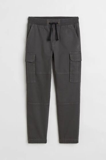 штаны джогеры: Джинсы и брюки, цвет - Серый, Б/у