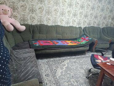 мягкий диван: Угловой диван, Б/у