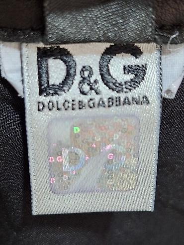Pantalone: Ženske crne uske pantalone Dolce Gabbana sa kožnim efektom. - — 14