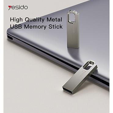 flaşh kart: Yesido FL13 16 GB Silver USB Flash yaddaş kompakt ölçü, metal korpus — 3