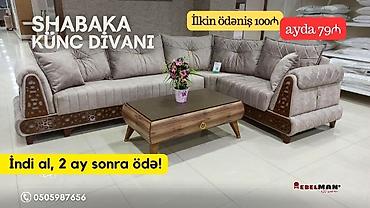 Divanlar: Künc divan, Yeni, Açılan, Bazalı, Parça, Ünvana pulsuz çatdırılma — 9