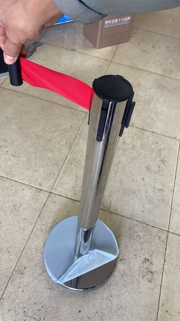 Размещение рекламы: Стойки ограждения с лентой Высота стойки 90см Кассета с вытяжной at lalafo.kg — 4 Размещение рекламы: Стойки ограждения с лентой Высота стойки 90см Кассета с вытяжной — 4