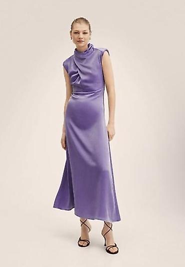 ten effekti: MNG Exclusive Collection uzun geyim - Rəng: bənövşəyi (şimmerli — 4
