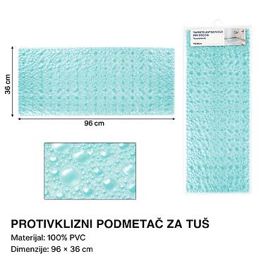 KMT Prozirna zelena prostirka za kadu tačkice 3280077-A - Brend: Kmt