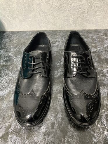 черная обувь: Туфли почти новые один раз на свадьбу одевал