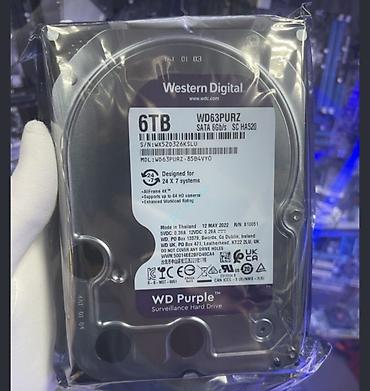 жёсткие диски sata: Накопитель для ПК, Новый, Western Digital (WD), HDD, Более 5 ТБ, 3.5" — 2